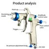 Spray Gun Manual W-101 Pneumatic Car Multifunctional Paint Spraying Tool Professional Guns