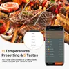 AIDMAX Nanol Digital Wireless BBQ Vlees Thermometer Grill Oven Thermomet met roestvrijstalen sonde Kookkeuken Thermometer 210719