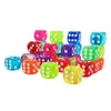 Gambing Dice 12mm Transparent Color Acrylic Digital Baitsluresstore jllhkz8214571