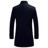 BOLUBAO marque haute qualité hommes laine mélanges manteaux hommes longue Section Slim Fit Trench hauts hiver mâle laine mélanges manteau 211122