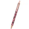 Leopard Press Ballpoint Pen Office Pen Diy Metal Ball Pens School Student