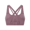 L-168 Kobiety Sportowe Biustonosz Quick Dry Wyściełany Odporny na wstrząsy Siłownia Ubrania Bielizna Fitness Running Sport Brassiere Topy Push Up Bras