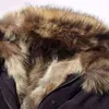 Unten lange wasserdichte Jacken Kunstpelzmantel für Mann Winterjacke Pufferjacke Männer Winter warme Mäntel Männer Kleidung 211104