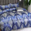 королевское синее одеяло