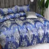 royal blue duvet set