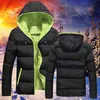 MEN Winter Coat Down jacket Thicken Warm Jackets Personality Hooded Down Coats Outdoor Puffer Jackets Fashion Bubble Coats 211124