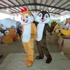 Mascot doll costume Couple Squirrel Mascot Costume Suits Party Game Dress Advertising Promotion Carnival Halloween Xmas Easter Adults Masco