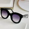 Damen-Sonnenbrille, Strandmode, Persönlichkeit, lässig, schwarzer Plattenrahmen mit Box, Gafas especiales para mujer negro playa moda personalidad temperamento UV400