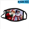 2021 Koruyucu Maske Noel Kar Tanesi Hayvan Yağlıboya Resim 3D Toz Geçirmez Baskı Polyester Maske