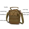 Bolsas de caça ao ar livre Bolsa de peito Durável Molle Tactical Molle Nylon Caminhando portátil Campo Bolsa de Correia do Coloque Celrão