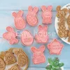Пасхальное печенье FORM 3D DIY яйца кролика Bunny Bunny печенье печать бисквитные резцы печенья для печенья