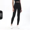 Roupa de ioga Sem costura frontal Cintura alta Calças nuas Leggings esportivas Amanteigadas Macias Mulheres Fitness Corrida Elasticidade Academia