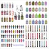 229 estilos Neoprene Hand Sanitizers Garrafa Favores Chaveiros Sacos 30ml Mãos Sanitizer Garrafas de Braseira Keychain Chapstick Suportes