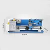 Small Processing Machinery Mini Metal Lathe 0-2250 RPM Variable Speed with 4" 3-jaw Chuck Bench Top Benchtop for Wide Application