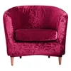Enkel soffa elastisk all-inclusive cover guld diamant sammet halvcirkel soffa stol täcke halvcirkel fast förtjockning cadeira