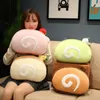 Rebanada de pastel, juguete de peluche de manos cálidas, almohada de comida de invierno, regalo suave de peluche para niña, almohada Kawaii con forma de fruta y comida