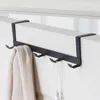 フックレール実用的で耐久性のある小さな小道具5 pcs接続されたドアクラスプの家庭用品鉄アート家庭