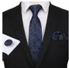 Mens Pink Ties Casual Tie Set Neck Silk High Quality Men Hanky Cufflinks Set Szl0O243d