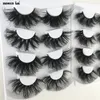 Paar Mink Wimpern 30 mm flauschige Wimpern unordentlicher falsch dicke falsche falsche dramatische Wimpern in Bulk2703836