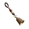 Keychains Kupfer Guan Yin Herz Sutra Glockenwagen Key Hängende Schmuck Vintage Messing Schlüsselbund Anhänger Lucky Buddhist Dekoration für Ke211i