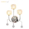 Moderne LED bloem wandgemonteerde lamp decoratie Bandelion Model Crystal Family Series voor slaapkamer woonkamer lampen