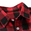 Venda Meninos Camisetas Clássico Casual Manta Flannel Chilanel Camisas Para 2-8 Anos Crianças Boy Wear 210713