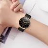 Uhren Frauen Super Slim Mesh Edelstahl LIGE Top Marke Luxus Casual Quarzuhr Damen Armbanduhr Relogio feminino 210616