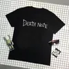 Maglietta oversize da donna Death Note manica corta Dropshipping Y2k Top Harajuku Kawaii stampa estetica abiti gotici vintage