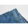 Toppies Jeans a Gamba Larga per Donna Pantaloni a Vita Alta Jeans Larghi Blu Pantaloni Donna Streetwear 210412