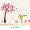 Gratis Home Decor Decals Poster Huis Sticker Verwijderbare Vinyl Muurstickers Perzikboom Grote Muur Paster voor Kinderkamers 210420