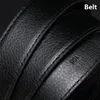 Luxury Men's Belts Designer Classic Letter Buckle äkta läder svart företag avslappnad högkvalitativ bälte mode accessoarer200k