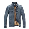 men's fur denim jacket