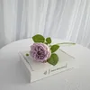 Pojedyncza głowa Austin Big Rose Artificial Silk Flower Walentynki Prezenta