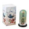 Christmas Decoration Tree Glass Cover Creative Luminous Ornaments Decorative Christmas Gifts