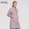 MIEGOFCE Women Jacket Knee Length Sports Reversible 's Clothing Quilted Coat High Quality Parka 211011