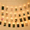 Strings LED Pegs String Lights Cards Pos Holder Christmas Fairy Wedding Birthday Party Garland Light DecorLED StringsLED
