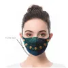2022 Máscara para adultos Moda Anti-Poeira Anti-Haze Sunscreen Respirável Impresso Máscara de Algodão