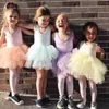 Mode Girls Ballet Tutu Dr Kids Dancing Party Mesh Drperformance Costume Princvest Ball Gown DRRT030