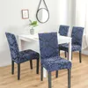Stoelhoezen 1/2/4 stks Jacquard Stretch Cover Elastische stoel Verwijderbare slip restaurant Banquet Home Decoratie