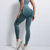 Fitness Leggings Push Up Buttocks Seamless Women Running High Waist Gym Clothing Workout Slim 211215