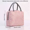 Lunch Insulation Bag Fashion Multicolor Thermal Cooler Bags Women Waterproof Handbag Breakfast Box Portable Picnic Travel Food Storage Tote JY0663