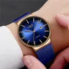 2020 LIGE NIEUW MENS Horloges Topmerk Luxe Blauw Camouflage Horloge Sport Casual Rvs Waterdichte Jurk Horloge Mannen Klok Q0524