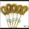 Brushes Household Tools Housekeeping Organization Home & Gardengeneral Merchandise Bristle Kitchen Cleaning Pot Soft Hair Wood Handle Brush D