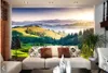 Duvar Kağıtları Mountain View Mural Po Duvar Kağıdı Oturma Odası Yatak Odası İletişim 3D Duvar Resimleri Özelleştir