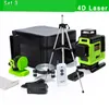 Green Line Laser Levels 4D IE16R Professional German Core Floor and Ceiling Remote Control with 5000mah Li-Ion Battery