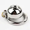 Nxy Cockrings New Super Small Male Chastity Cage with Removable Urethral Sounds Spiked Ring Stainless Steel Device for Men Cock Belt 1206