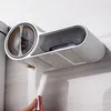 Водонепроницаемый диспенсер туалет туалетной бумаги держатель ванной бумаги ткани коробка стены ролика бумаги ящик для хранения ванной комнаты 210401