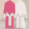 Lover Jacquard Cotton Bath Robe Donna Uomo Soft Touch Pigiama Lettere complete Vestaglie Coppia classica Sleepwear -98