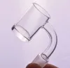 14mm Quartz Banger 10mm 18mm Man Tillbehör Flat Top 5mm Tjock Bottom Domeless Nail For Oil Rigs Glass Bong