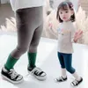 Fille Leggings Patchwork Pantalons Slim pour enfants pour filles Printemps Automne Enfants Pantalons Casual Style Enfant Fille Vêtements 210412